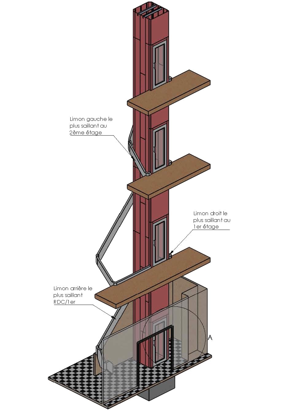 Étude pour installation d'ascenseur en copropriété -2